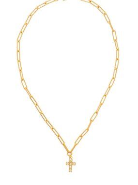 NWT SORRELLI CARLY CROSS NECKLACE